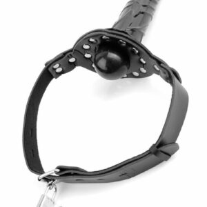 Deluxe Ball Gag with Dildo