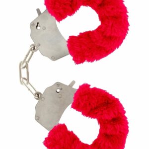 Manette Peluche Furry Fun Red