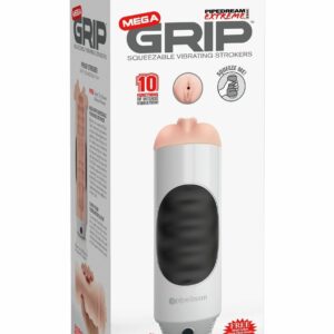 Mega Grip Pussy Stroker vibrante