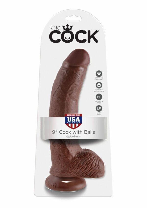 King Cock 9 inch con testicoli